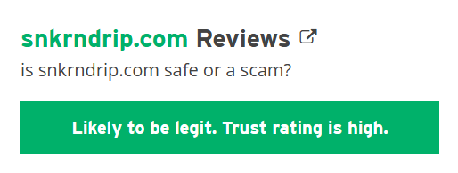 Trustscore snkrndrip.com